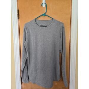 Ghostfit Men's Size M Pullover Long-Sleeve Athletic Shirt Gym Grey